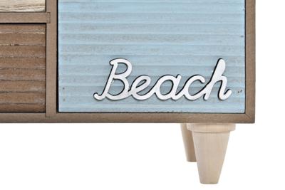 Doos-Juwelenkistje DKD Home Decor Bruin Turkoois Hout 34 x 13 x 16 cm Doos-Juwelenkistje DKD Home Decor Bruin Turkoois Hout 34 x 13 x 16 cm