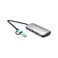 i-tec USB 3.0 USB-C/Thunderbolt 3x Display Travel Nano Dock with Power Delivery 100 W USB-C dockingstation Geïntegreerde kaartlezer, USB-C Power Delivery - thumbnail