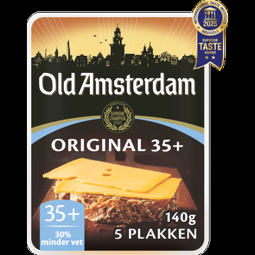 Old Amsterdam Original 35+ Plakken Kaas 140 g bij Jumbo Old Amsterdam Original 35+ Plakken Kaas 140 g bij Jumbo