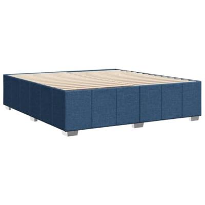 Bedframe zonder matras stof blauw 180x200 cm