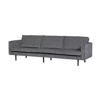 WOOOD Rodeo 3-zits bank Zwart/Grijs - thumbnail