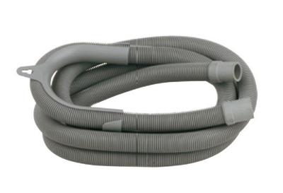 Kirchhoff Wasmachine spiraalafvoerslang met ophanging, 2 m, voor 3/4" mondstuk binnen-ø: 19 mm/22 mm - 98667320