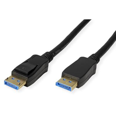 ROLINE DisplayPort-kabel, v2.0, DP M - M, zwart, 1 m ROLINE DisplayPort-kabel, v2.0, DP M - M, zwart, 1 m