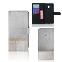 Xiaomi Redmi 8A | Book Style Case | Wood Concrete - thumbnail