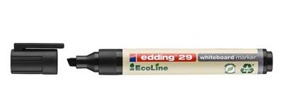 Whiteboardmarker edding 29 EcoLine schuin 1-5mm zwart | 10 stuks