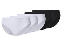 esmara Set van 5 dames onderbroeken (Zwart/wit, M (40/42)) - thumbnail