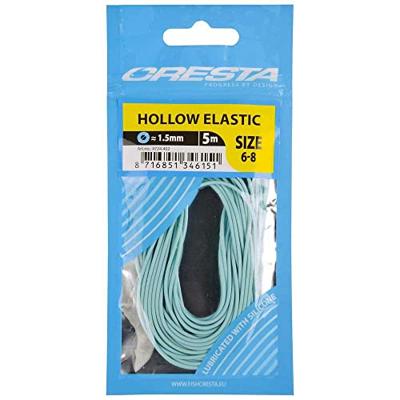 Cresta Hollow Elastic 1.5 mm 5 m Light Blue