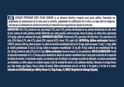 ADVANCE VETERINARY DIET CAT URINARY URINEWEGEN - thumbnail