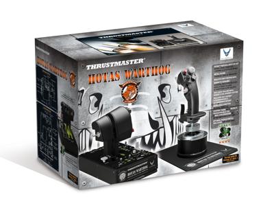 Thrustmaster hotas warthog joystick en throttle gaming hotas (zwart/zilver, pc)