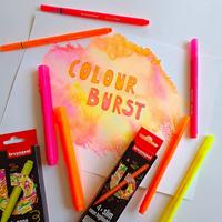 Bruynzeel markeerstiften smal set 4 kleuren - thumbnail