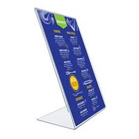 Kaarthouder Europel L-standaard A3 staand acryl - thumbnail