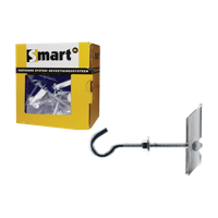 pgb-Europe SMART | Kipankers + haak M8x100 Zn SM0GAC001080100E - thumbnail