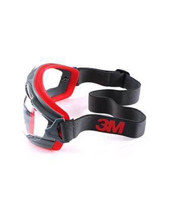 3M Goggle Gear 500 GG501 Ruimzichtbril Met anti-condens coating Grijs, Rood