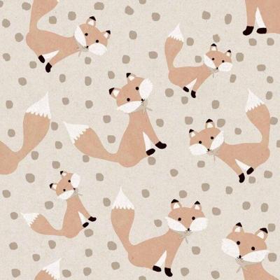 Cristiana Masi MiniMe Behang met grafische vosjes - 17119