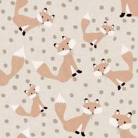 Cristiana Masi MiniMe Behang met grafische vosjes - 17119 - thumbnail