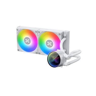 XIGMATEK - Fenix II 240 Arctic - AIO-waterkoeling - 120 mm ventilatoren - Wit ARGB Intel AMD - Wit