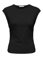 Only Mira Capsl Ruching Top Jrs Noos - thumbnail