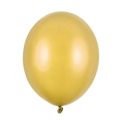 Metallic gouden ballonnen 30cm (10st)