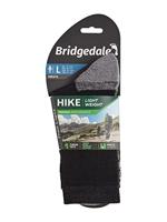 Bridgedale Lightweight Merino Performance 3/4 Crew Heren Wandelsok Black/Silver XL - thumbnail
