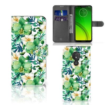Motorola Moto G7 Power Hoesje Orchidee Groen Motorola Moto G7 Power Hoesje Orchidee Groen