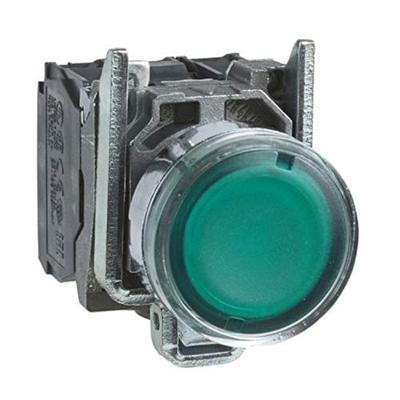 Schneider Electric XB4BW33B5 Harmony XB4BW33B5 Druktoets Bedieningsknop vlak 1 knop Groen Druk-ontgrendeling 1 stuk(s)