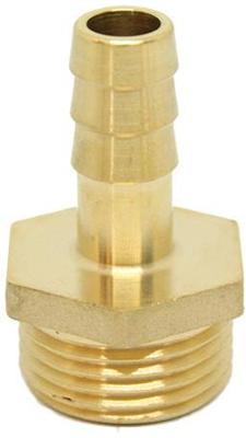 Messing slangtule - 10mm x 1/2 - buitendraad