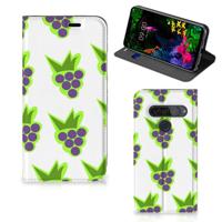 LG G8s Thinq | Flip Style Cover | Druiven - thumbnail