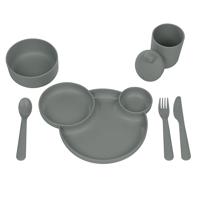 Dantoy kinderservies olijfgroen, 7dlg. - thumbnail