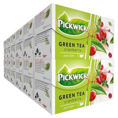 Pickwick - Groene thee Cranberry - 12x 20 zakjes