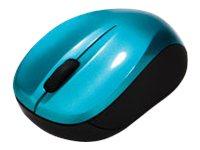 Wireless Mouse GO NANO - Muis - optisch - draadloos - RF - USB draadloze ontvanger - Caraïbisch blauw - thumbnail
