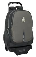 Schoolrugzak met Wielen Real Madrid C.F. Grijs 32 x 44 x 16 cm - thumbnail