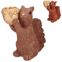 Daan Kromhout Schaal jingle eekhoorn staand nude/koperkleurig 21 cm 2 assorti | 6 stuks - thumbnail