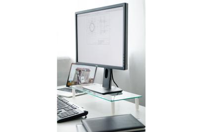 Digitus DA-90358 Monitorstandaard Hoogte: 8 tot 8 cm Glas