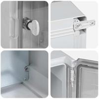 VidaXL Bedieningskast grijs 47 x 20 x 60 cm abs kunststof - thumbnail