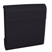 Basic wandbrievenbus met krantenvak Armilan - Antraciet - thumbnail