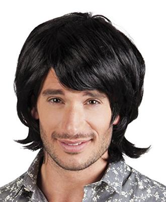 Spike zwart pruik