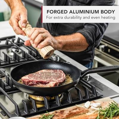KitchenAid Grillpan Classic Forged - ø 28 cm - keramische anti-aanbaklaag - thumbnail