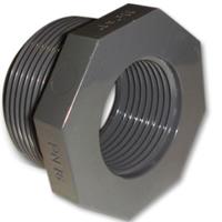 AquaForte Verloopring 1½" Buitendraad x 1¼" Binnendraad - Robuuste Druk PVC Installatie - thumbnail