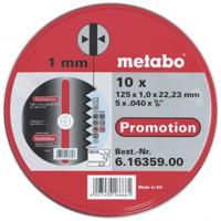 Metabo Accessoires doorslijpschijven in blik (10 st.) | ø 125x1,0x22,23 - 616359000 - thumbnail