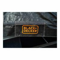 Aanhangwagenhoes Black & Decker Zwart 1,6 x 2,5 m - thumbnail