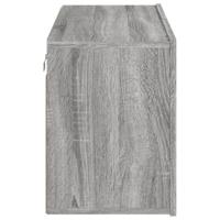 Tv-meubel wandgemonteerd 80x30x41 cm grijs sonoma eikenkleurig - thumbnail