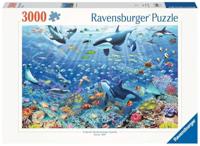 Ravensburger Legpuzzel kleurrijke onderwaterwereld, 3000st. - thumbnail