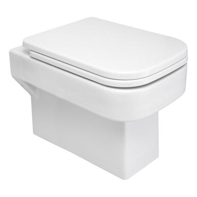 Wiesbaden Carré wandcloset+zitting diepspoel wit 32.3488