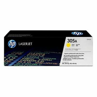 HP toner 305A, 2 600 pagina&apos;s, OEM CE412A, geel - thumbnail