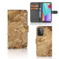 Samsung Galaxy A52 | Bookcase | Marmer Creme - thumbnail