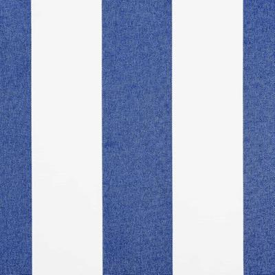 VidaXL Inklapbaar zonnescherm blauw en wit 300 x 250 cm