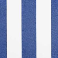 VidaXL Inklapbaar zonnescherm blauw en wit 300 x 250 cm - thumbnail