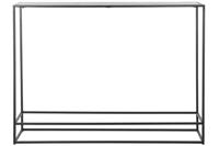 Wandtafel DKD Home Decor 110 x 25 x 84 cm Zwart Gouden Aluminium Plastic - thumbnail