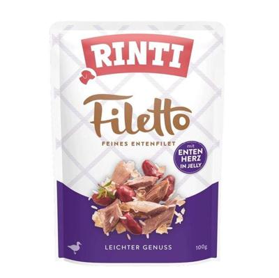 RINTI Filetto Chicken fillet with duck hearts- natvoer voor honden - 100g