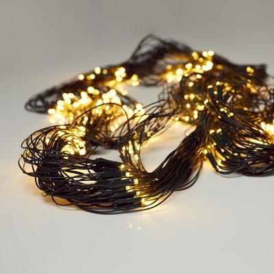 S.I.A. LED Netverlichting 300x150 cm 320 LEDs Warm Wit Licht Groen